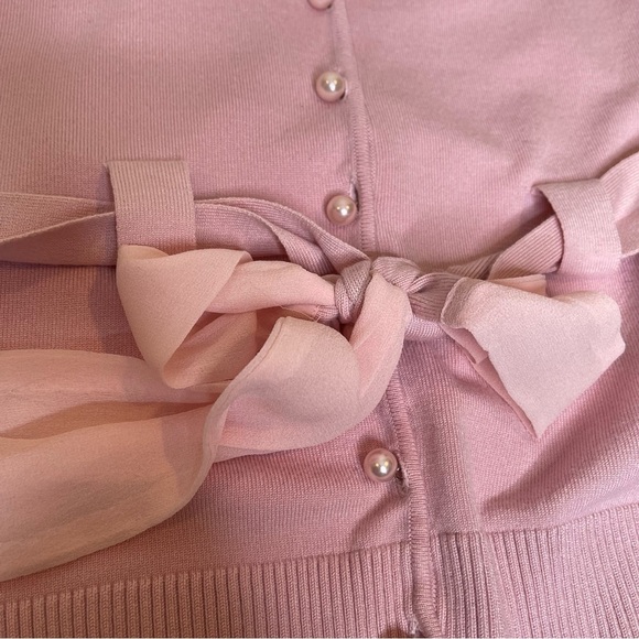 Colour Works pink cardigan - Picture 6 of 11